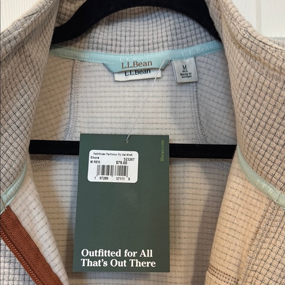 L.L. Bean Pathfinder Performance Fleece Vest NWT Size M - Picture 3 of 7